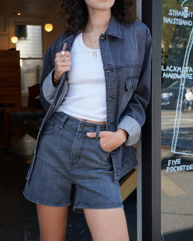 Denimsmith jean shorts and jacket